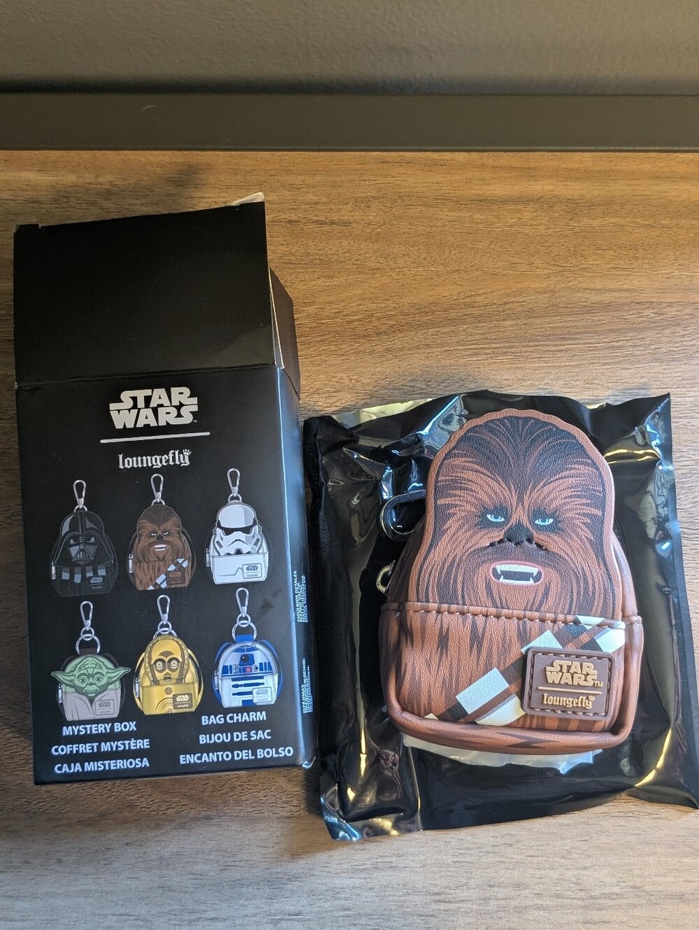 Loungefly STAR WARS Disney Cosplay Mini Backpack Keychain Charm Chewbacca
